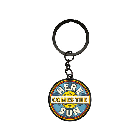 The Beatles Here Comes the Sun Metal Keyring