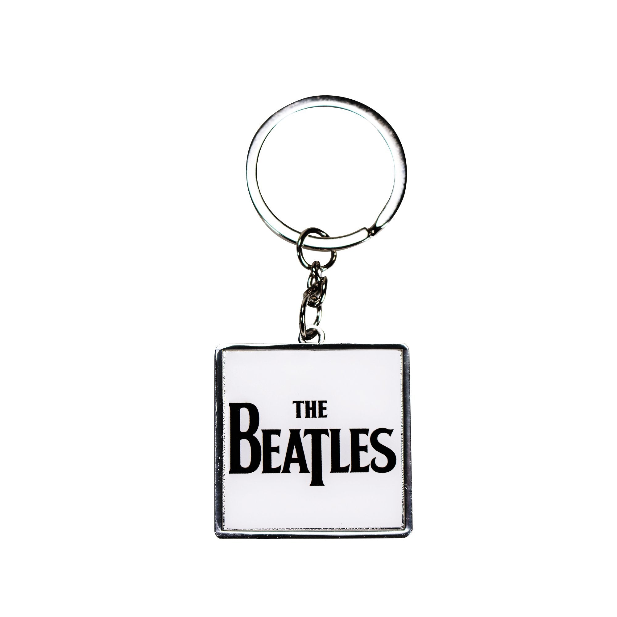 Keyring Metal - The Beatles (Logo White)