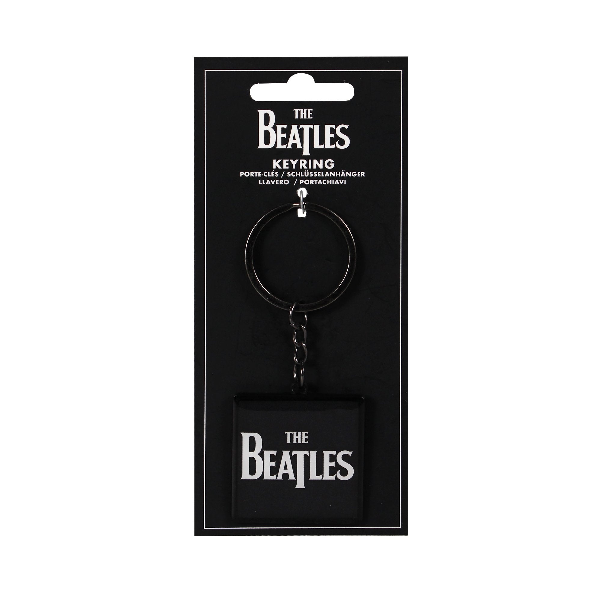 Keyring Metal - The Beatles (Logo Black)