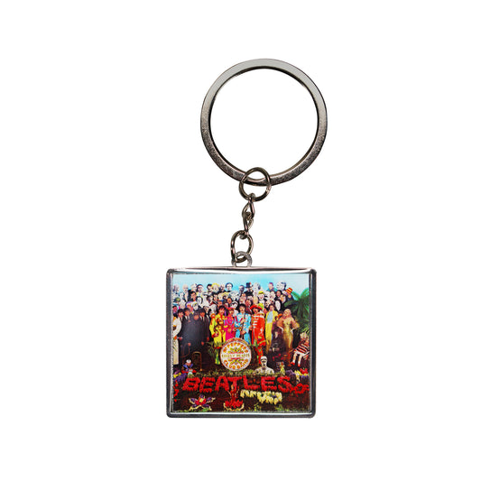 The Beatles Sgt. Pepper Drumhead Metal Keyring