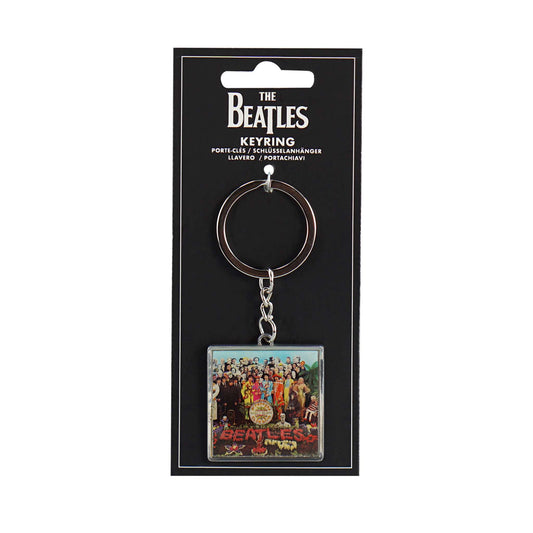 The Beatles Sgt. Pepper Drumhead Metal Keyring