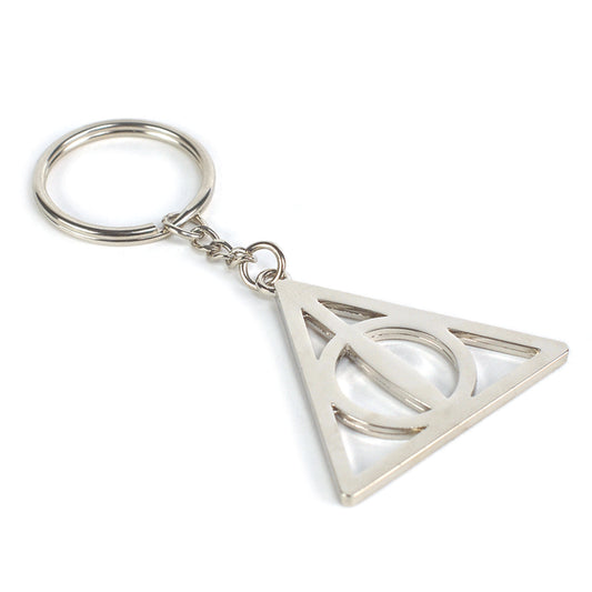 Harry Potter Deathly Hallows Metal & Enamel Keyring