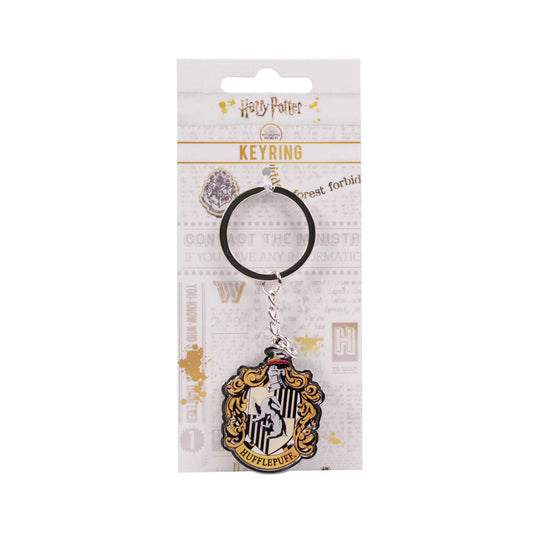 Harry Potter Hufflepuff Metal Keyring