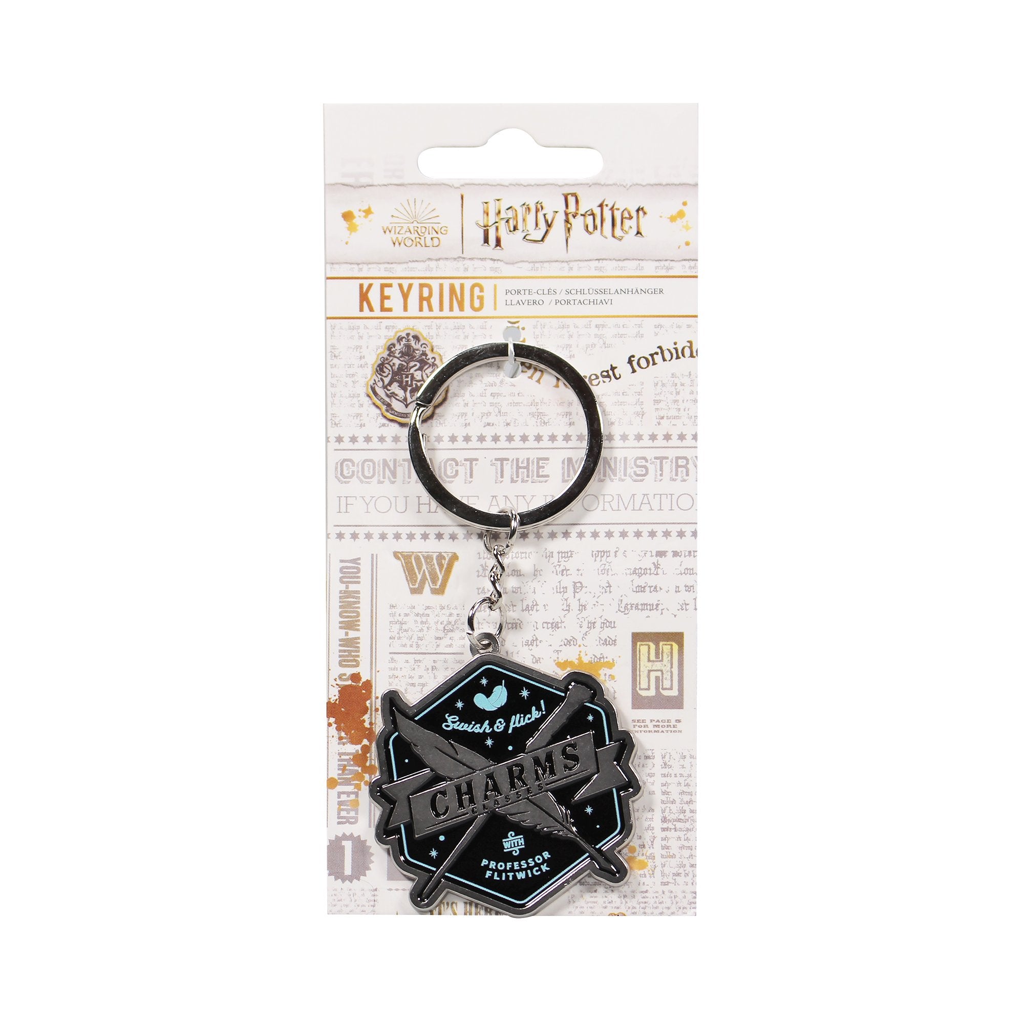 Keyring With Header Card - Harry Potter (Charms)