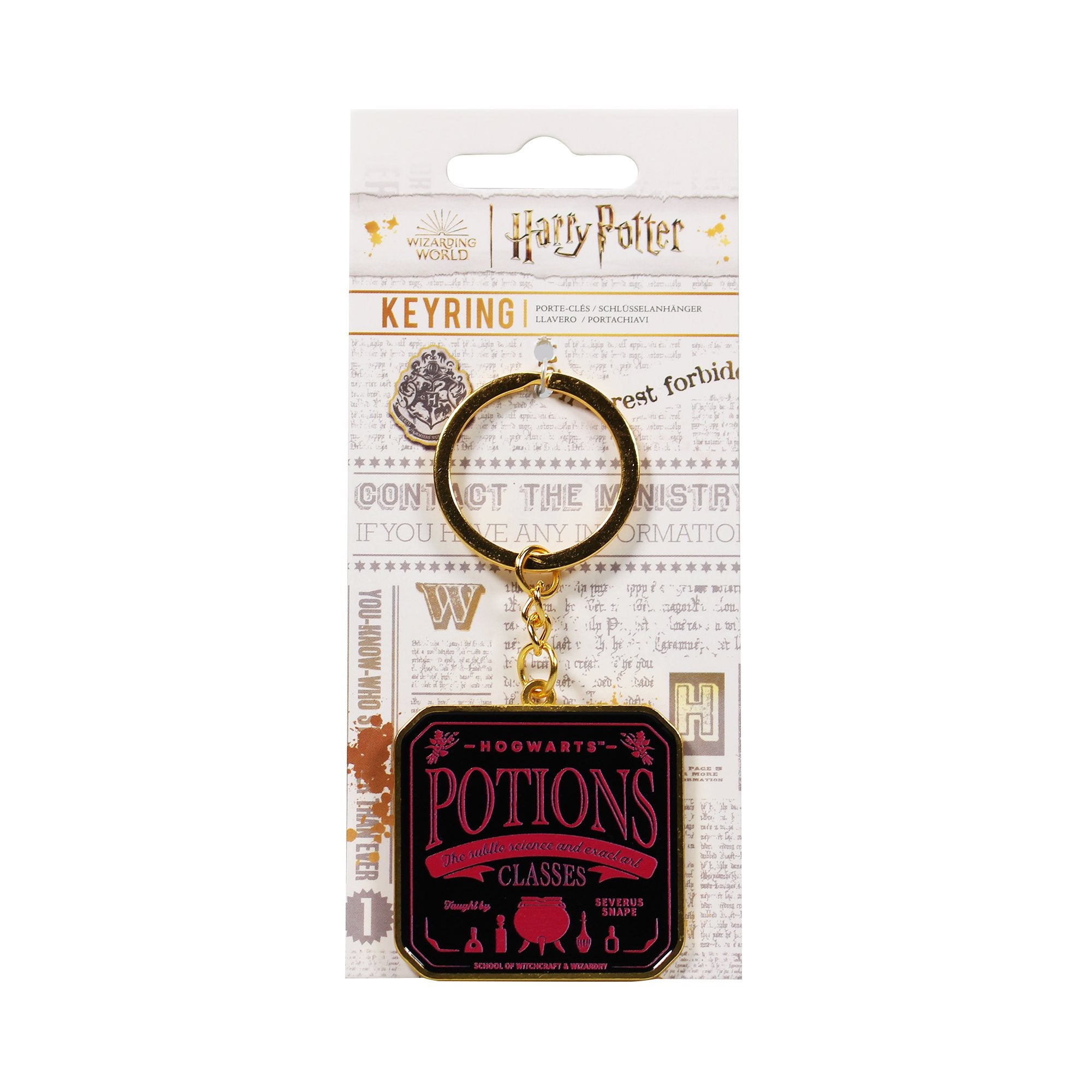 Keyring With Header Card - Harry Potter (Potions)