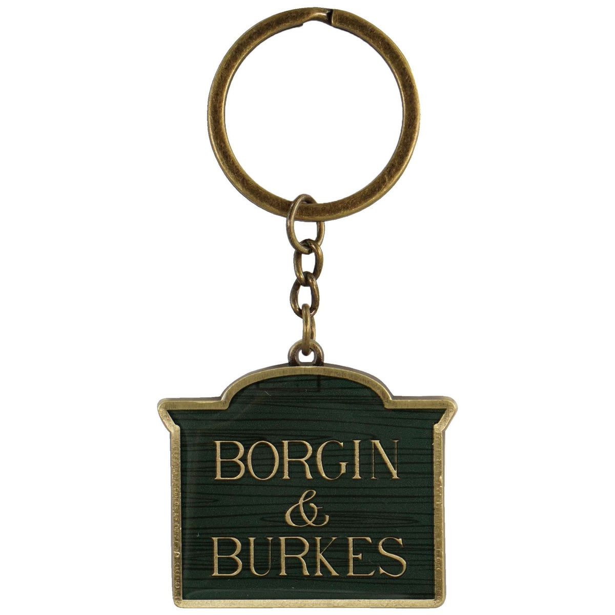 Harry Potter Borgin & Burkes Embossed Metal Keyring