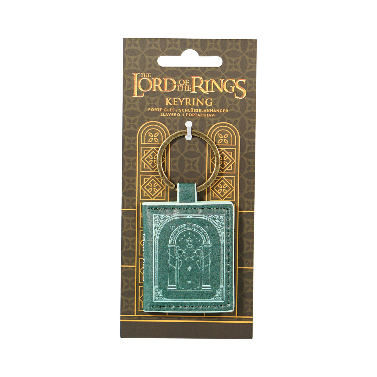 The Lord of the Rings Doors of Durin Faux Leather Keyring