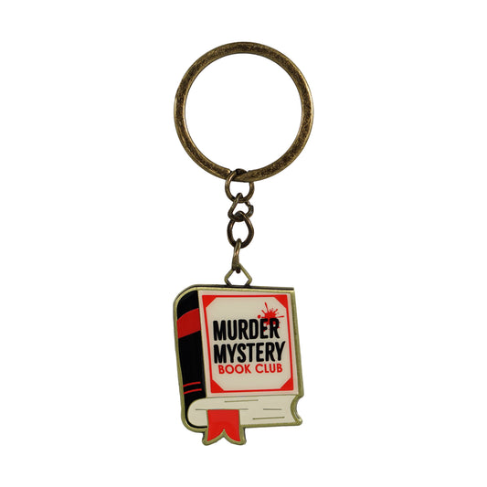 Murder Mystery Book Club Metal Keyring from Pulteney Press