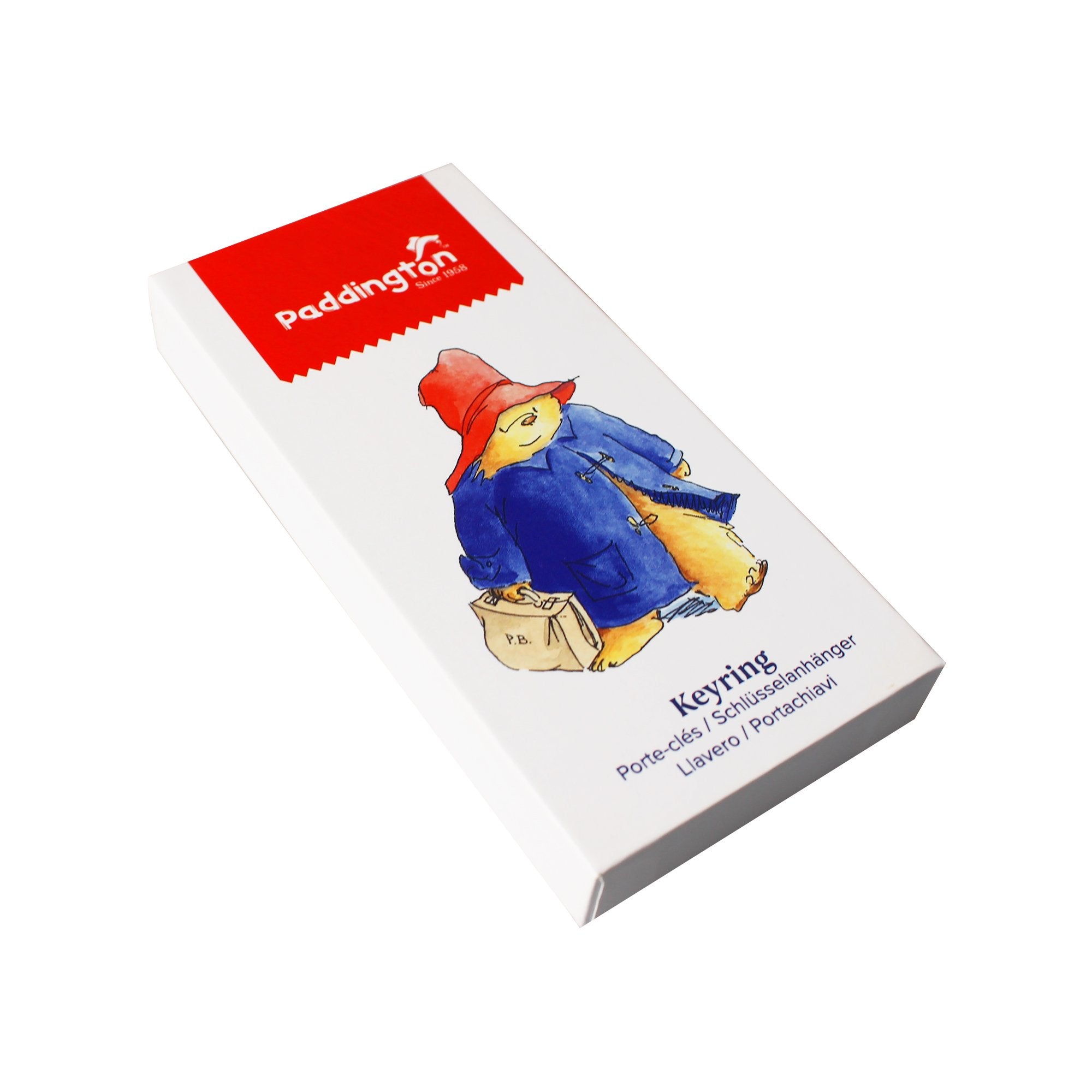 Keyring Metal Boxed - Paddington Bear (Gold Tag)