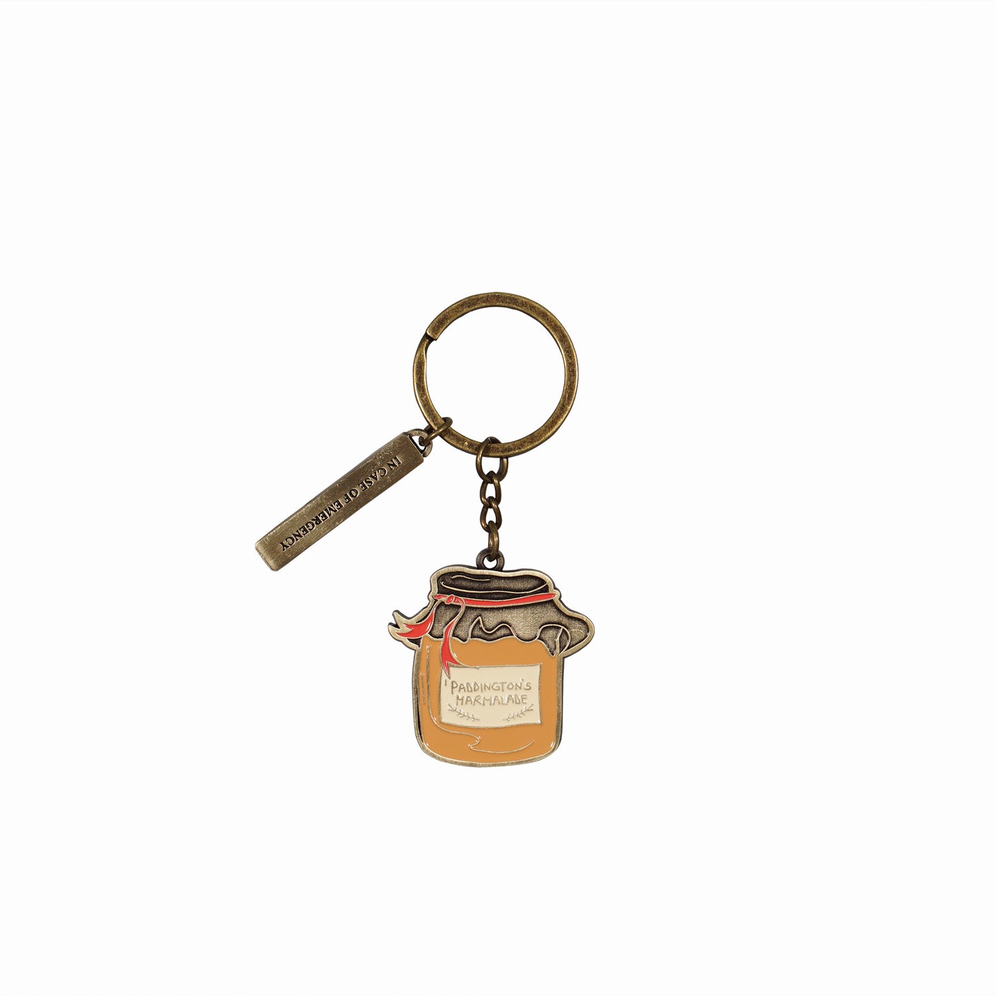 Paddington Bear Marmalade Jar Metal Keyring