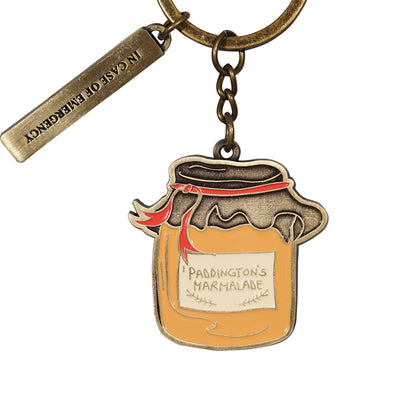 Paddington Bear Marmalade Jar Metal Keyring