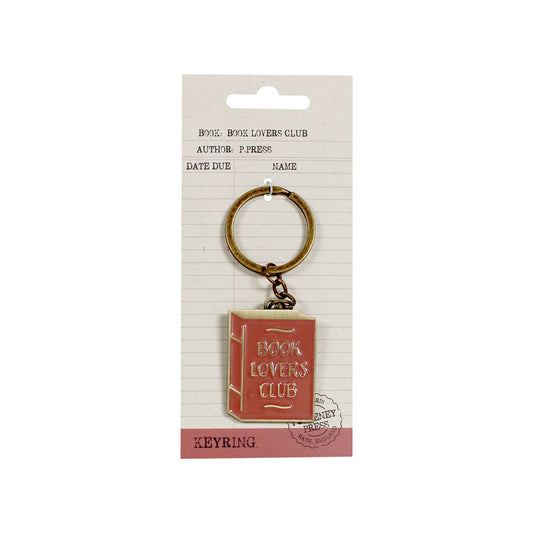 Keyring Metal - Pulteney Press (Book Lovers)