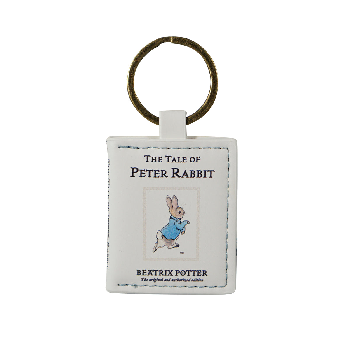 Peter Rabbit Tale Book Cover Faux Leather Keyring