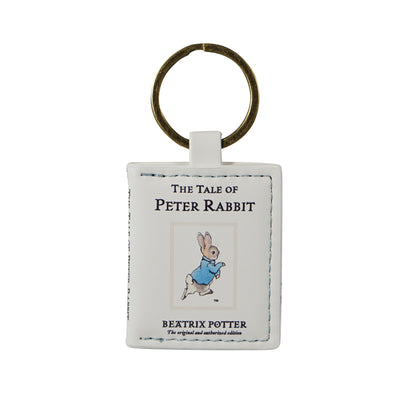 Peter Rabbit Tale Book Cover Faux Leather Keyring