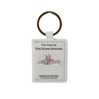 Peter Rabbit Flopsy Bunnies Faux Leather Keyring