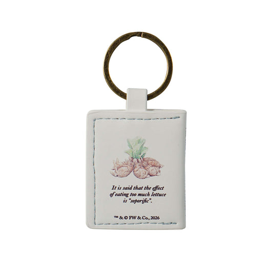 Peter Rabbit Flopsy Bunnies Faux Leather Keyring