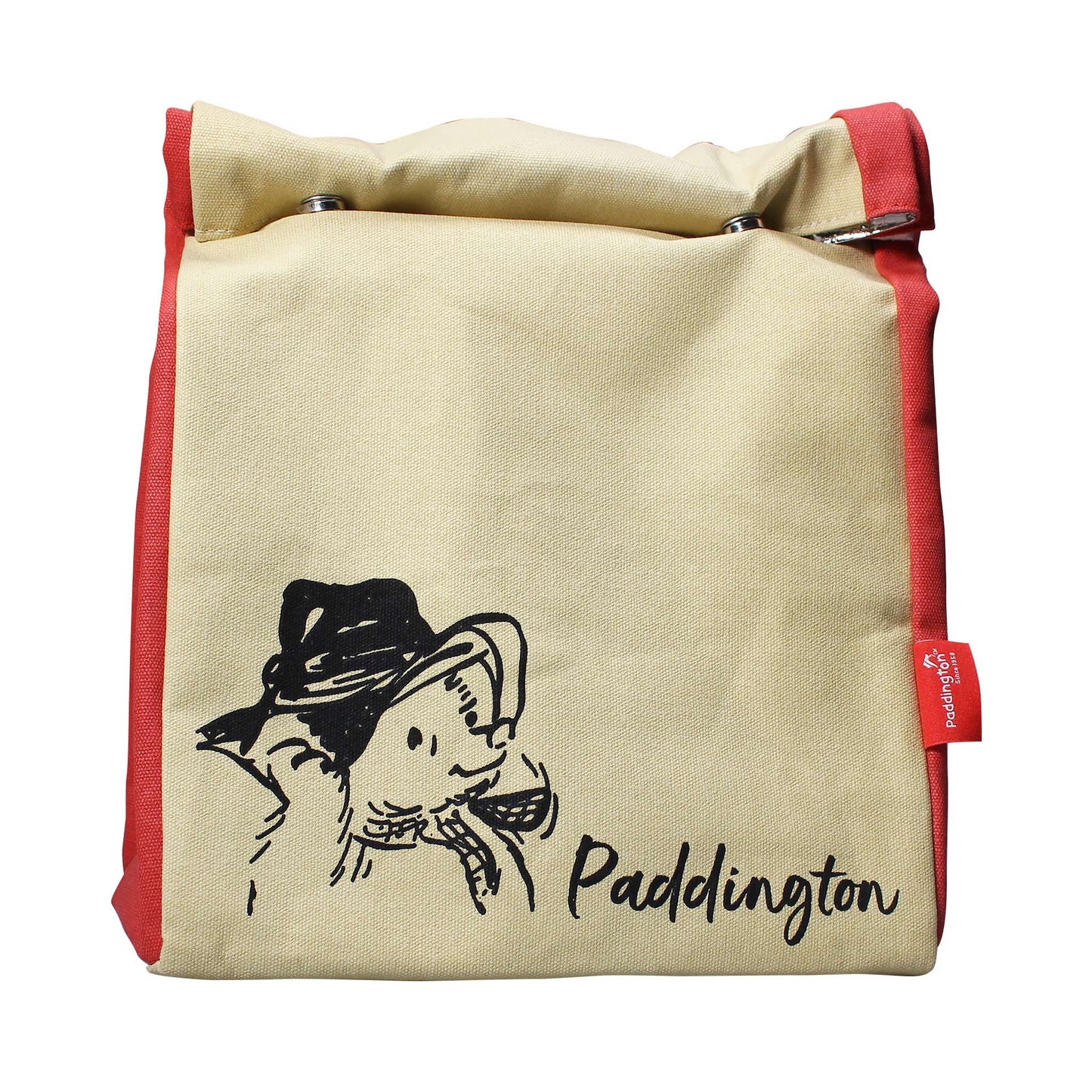 Paddington Bear Recycled Cotton Roll-Top Lunch Bag