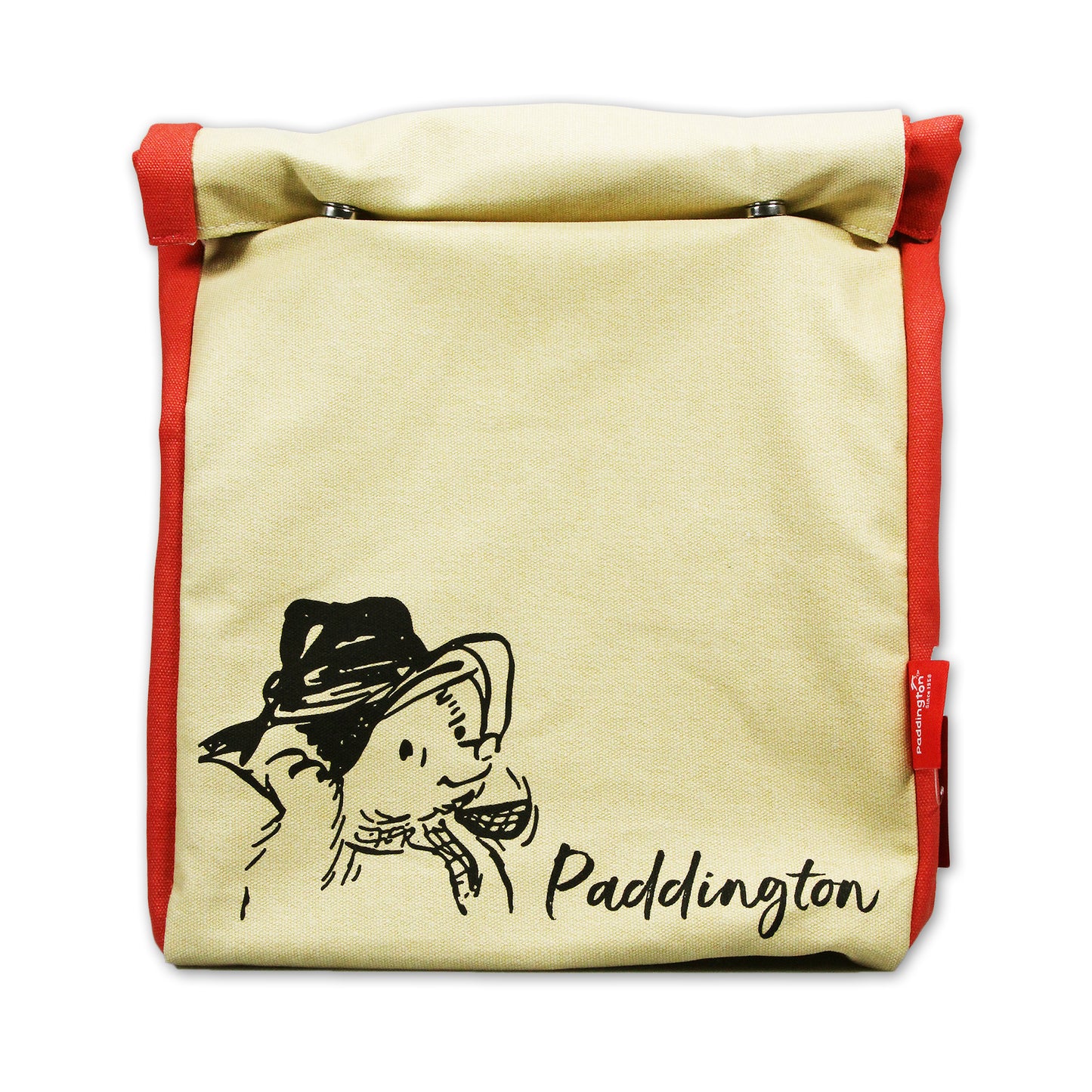 Paddington Bear Recycled Cotton Roll-Top Lunch Bag
