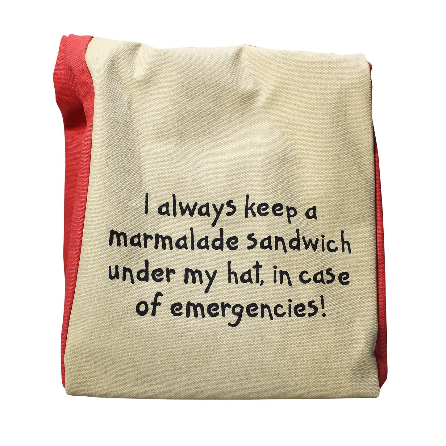 Paddington Bear Recycled Cotton Roll-Top Lunch Bag