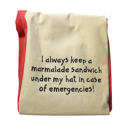 Paddington Bear Recycled Cotton Roll-Top Lunch Bag