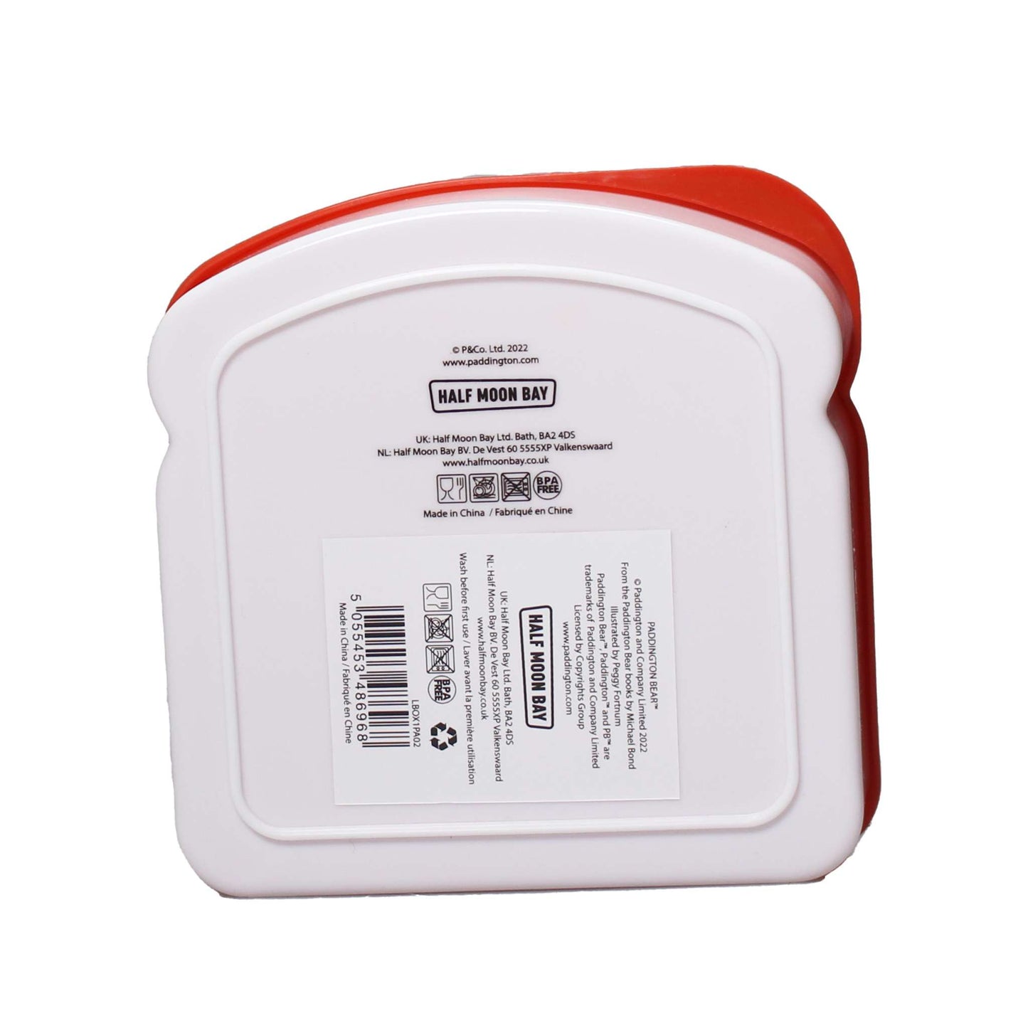 Paddington Bear Marmalade Sandwich Lunch Box