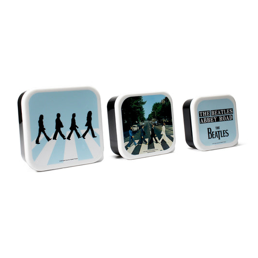 The Beatles Abbey Road Sign Set of 3 Snack Boxes