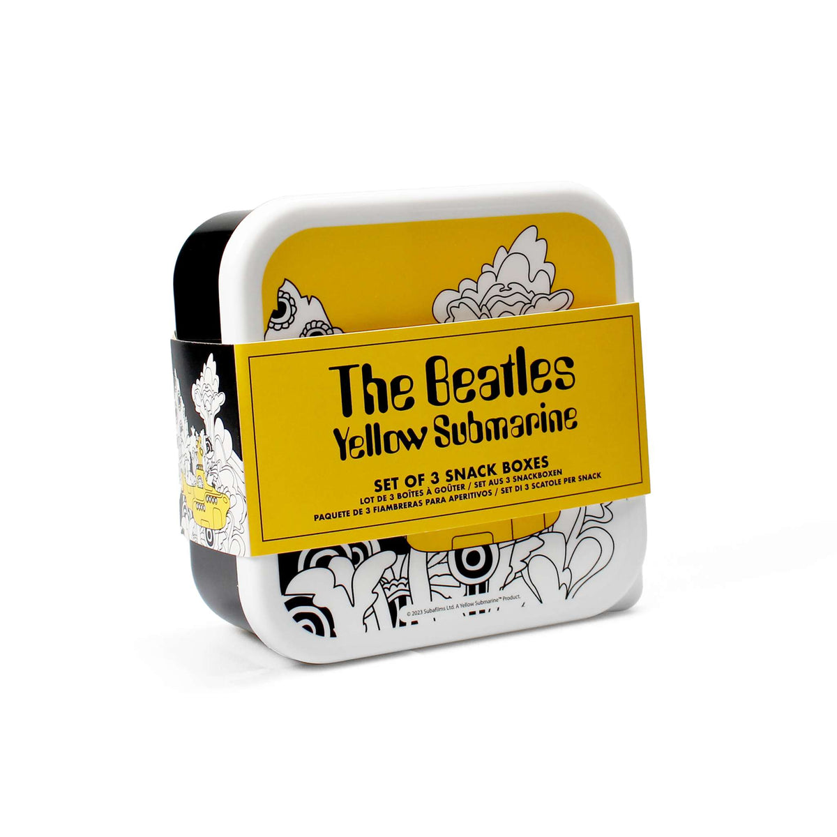 The Beatles Yellow Submarine Snack Boxes - Set of 3