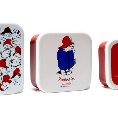 Paddington Bear Snack Boxes Set of 3