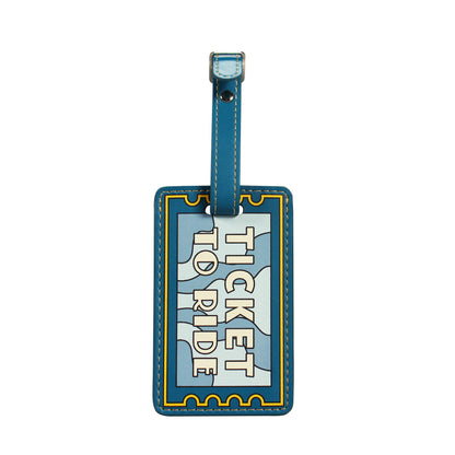 The Beatles Ticket to Ride PU Luggage Tag