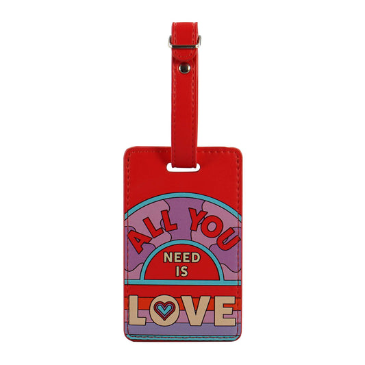 The Beatles All You Need Is Love PU Luggage Tag