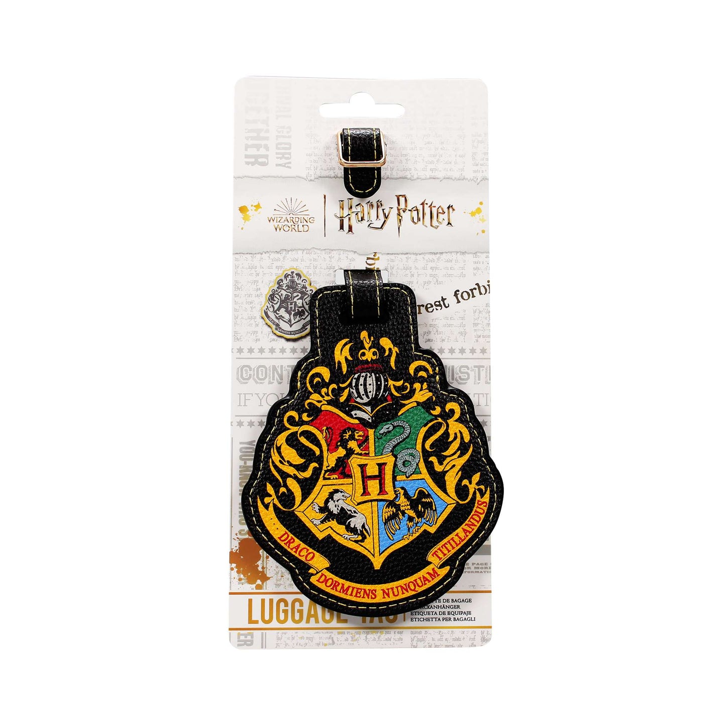 Harry Potter Hogwarts Luggage Tag PU Shaped