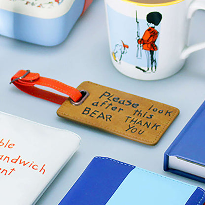 Paddington Bear Look After This Bear Luggage Tag