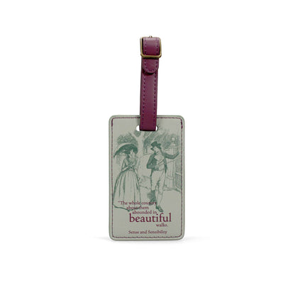 Jane Austen Sense & Sensibility Luggage Tag