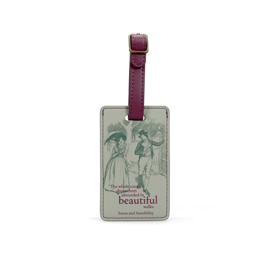 Jane Austen Sense & Sensibility Luggage Tag from Pulteney Press