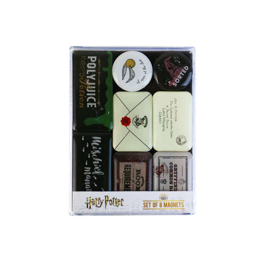 Harry Potter Set of 8 Magnets  - Hogwarts Artifacts