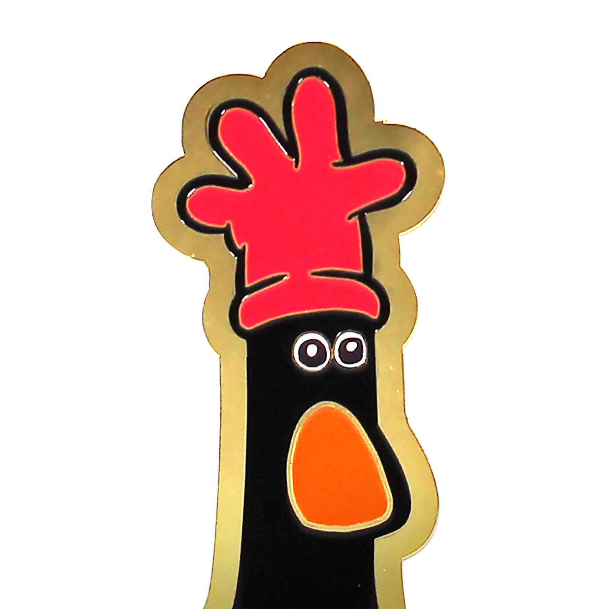 Wallace & Gromit Feathers McGraw Metal & Enamel Bookmark