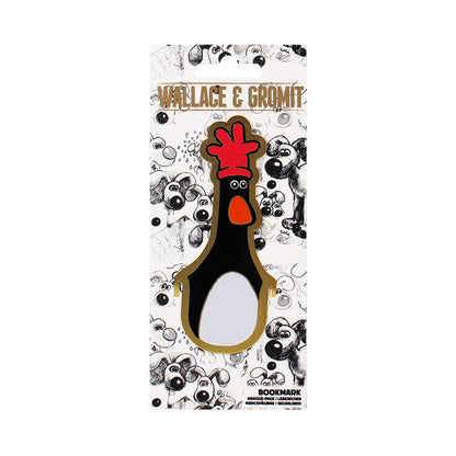Wallace & Gromit Feathers McGraw Metal & Enamel Bookmark