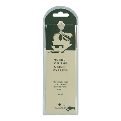 Agatha Christie Murder on the Orient Express Paper Bookmark