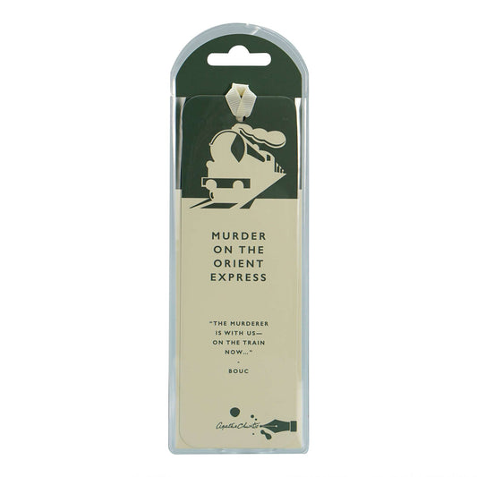 Agatha Christie Murder on the Orient Express Paper Bookmark