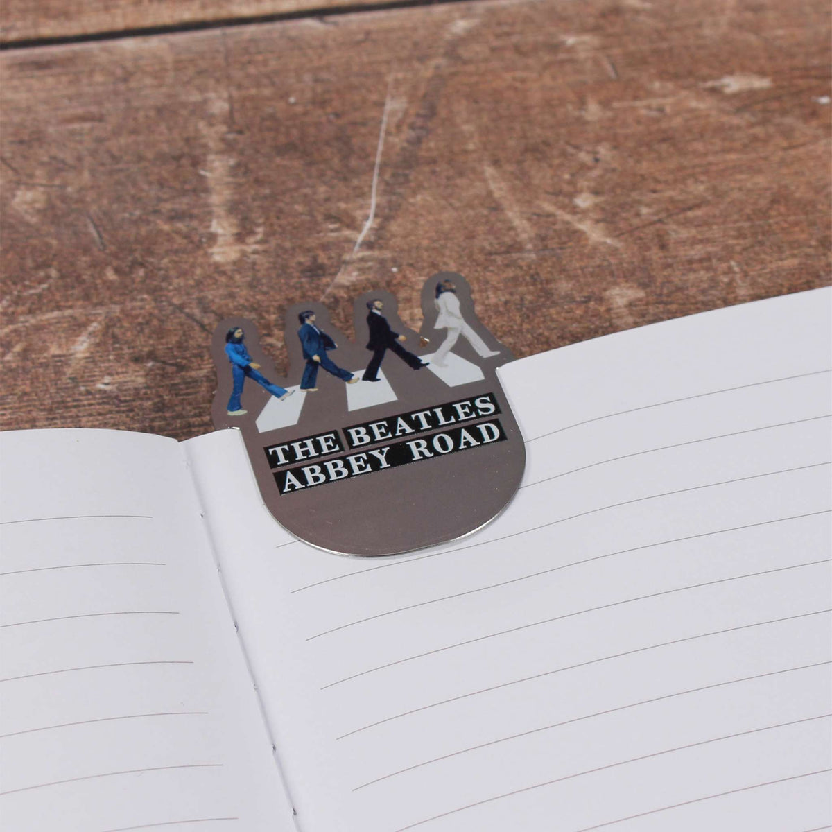 The Beatles Abbey Road Metal & Enamel Bookmark