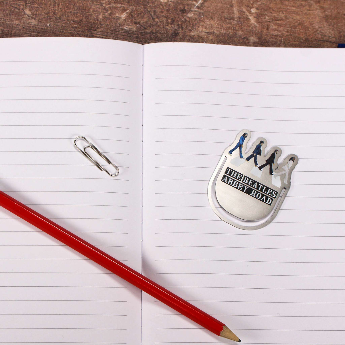 The Beatles Abbey Road Metal & Enamel Bookmark