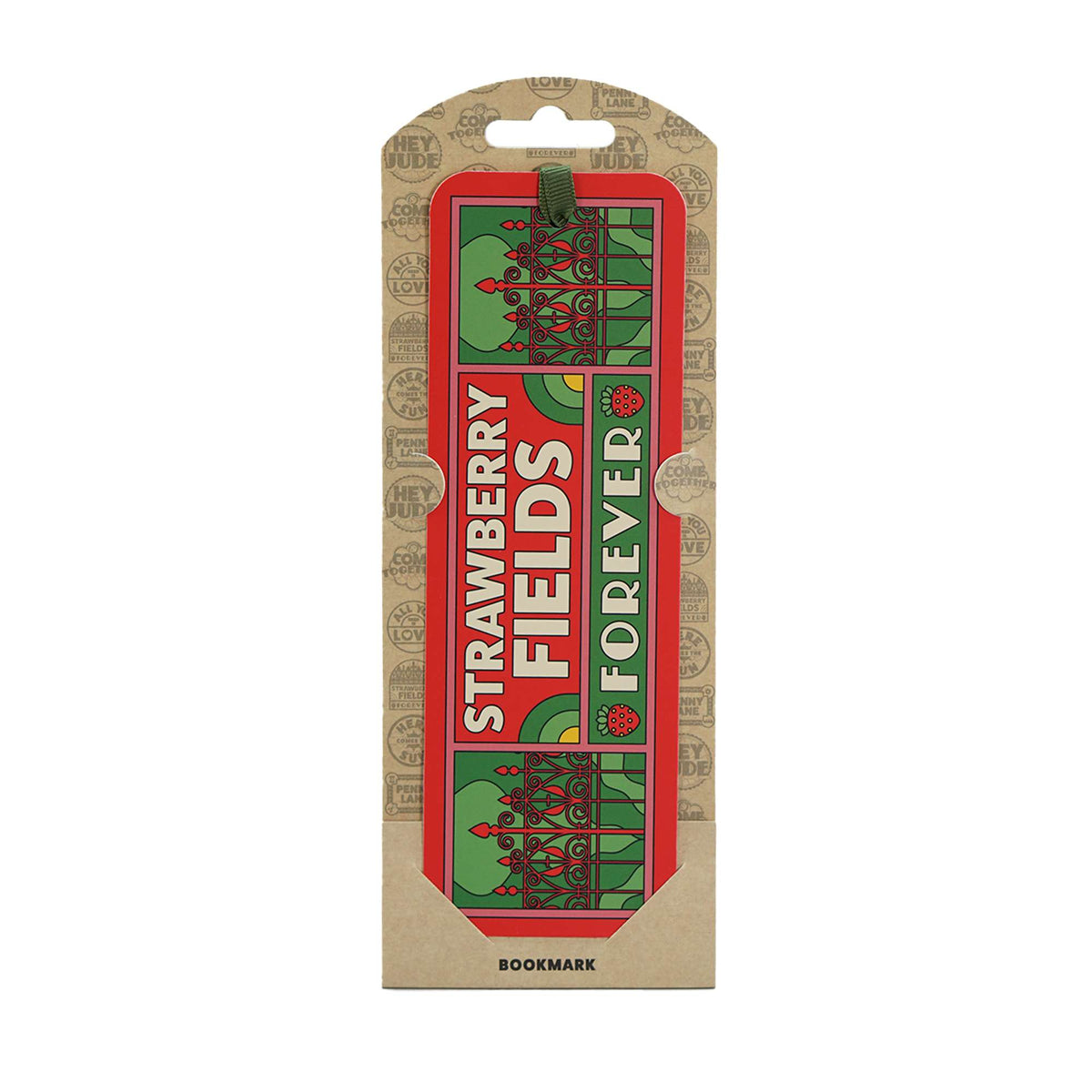 The Beatles Strawberry Fields FSC Card Bookmark
