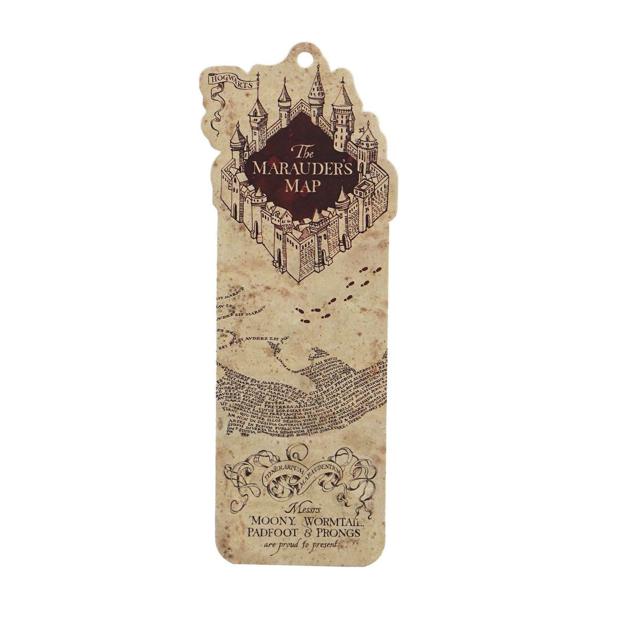 Harry Potter Marauder's Map Charm Bookmark