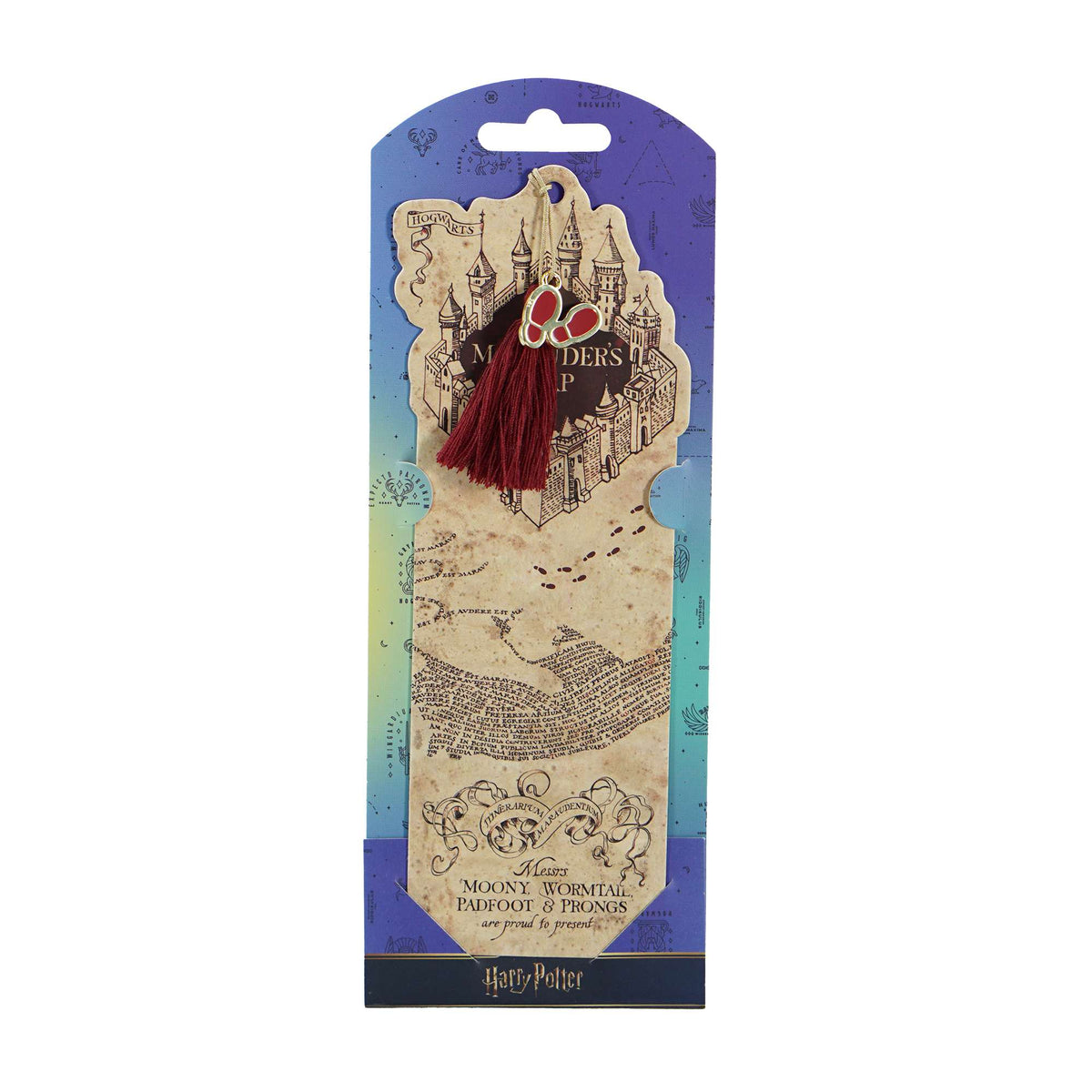 Harry Potter Marauder's Map Charm Bookmark