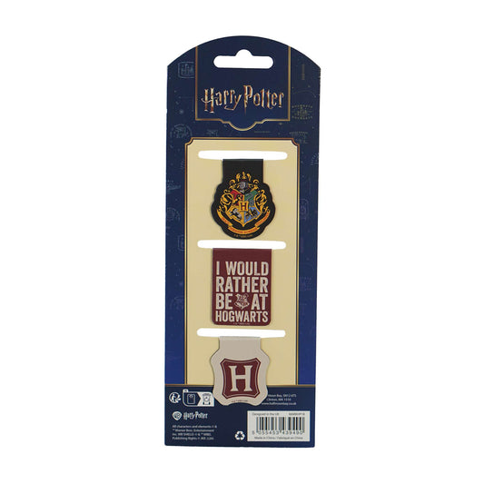 Bookmark Magnets Set of 3 - Harry Potter (Hogwarts Houses)