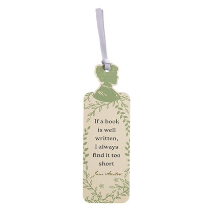 Jane Austen Well-Written Book Paper Bookmark