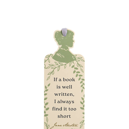 Jane Austen Well-Written Book Paper Bookmark
