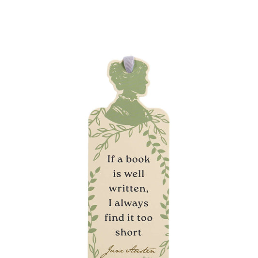 Jane Austen Well-Written Book Paper Bookmark