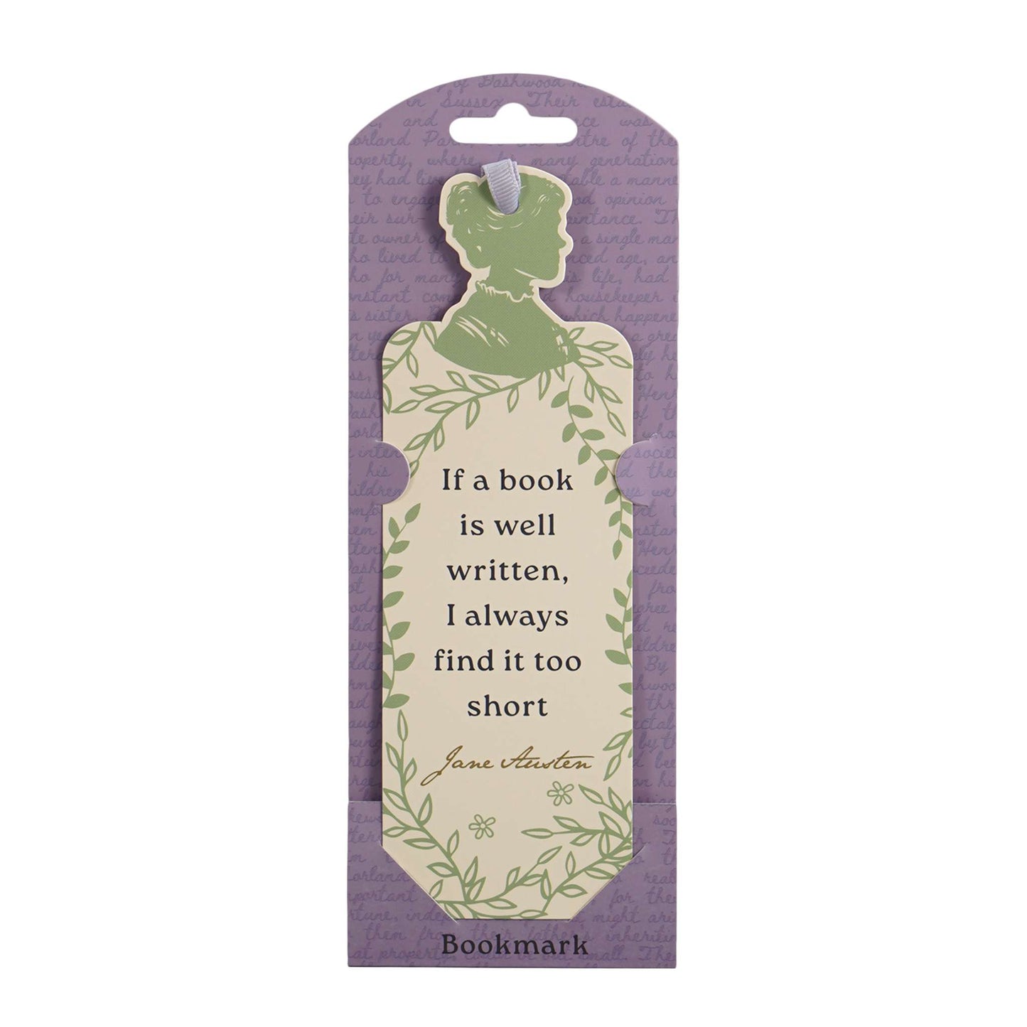 Jane Austen Well-Written Book Paper Bookmark