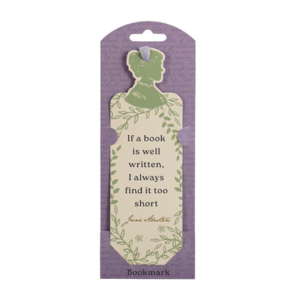 Jane Austen Well-Written Book Paper Bookmark